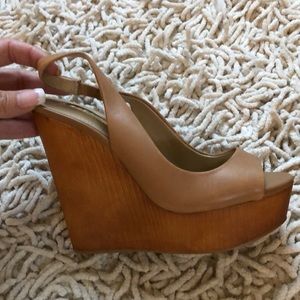 Nude bcbg wedge